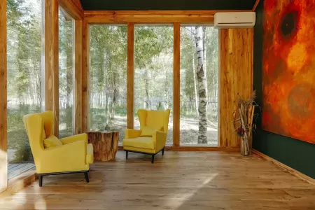 Коттедж 4-местный (с 2 спальнями)