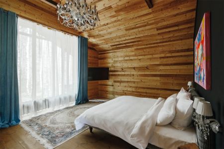 Коттедж 4-местный (с 2 спальнями)