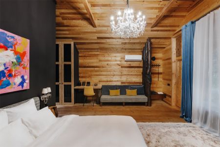 Коттедж 4-местный (с 2 спальнями)