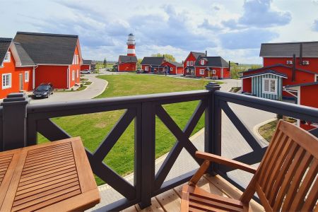 Таунхаус 4-местный 2-уровневый (с 2-мя спальнями, гостиной и кабинетом)