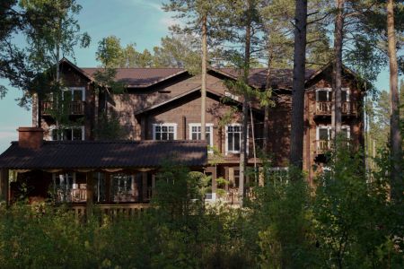 База отдыха Горячинск из дерева