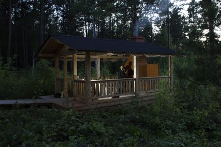 База отдыха Горячинск из дерева