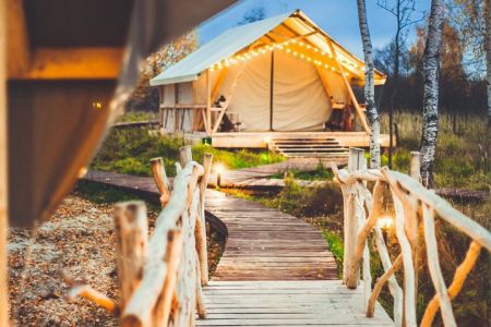 Делюкс Бунгало 2-местный (Глэмпинг, Черничный островок)