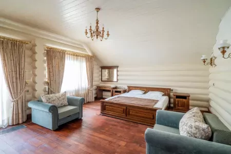 Апартаменты 3-комнатные (№ 1 вид на рощу)