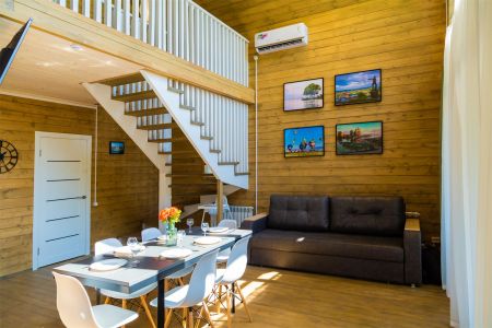 Коттедж 4-местный 1-комнатный (Шале)