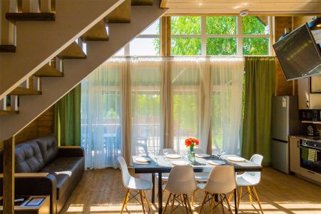 Коттедж 4-местный 1-комнатный (Шале)