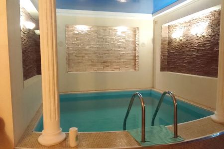 Сауна с бассейном