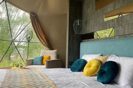 Геокупол Люкс с купелью