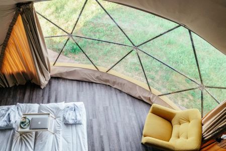 Геокупол Люкс с купелью