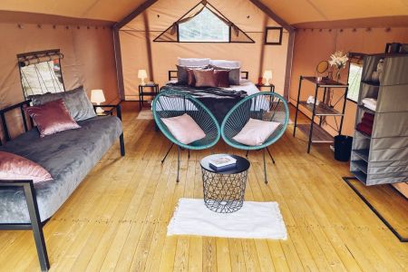 Глемпинг Люкс 3-местный (Сафари-Тент с видом на залив)