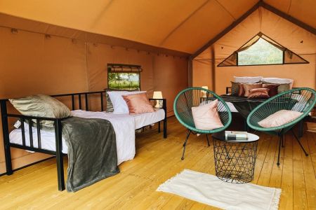 Глемпинг Люкс 3-местный (Сафари-Тент с видом на залив)