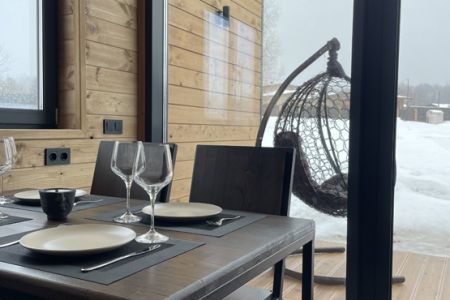 Дом 4-местный (в стиле барнхаус)