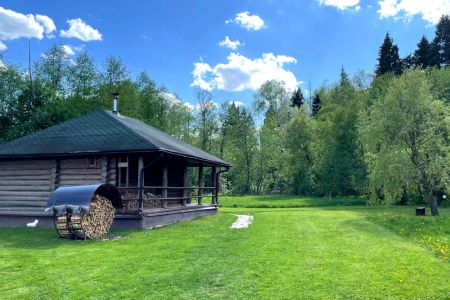 Коттедж 2-местный №4 (Дуплекс с камином)