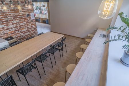 Кухня-ресепшен