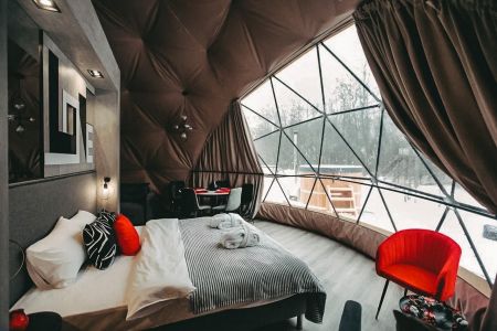 Люкс 4-местный «Свидание на крыше» (Геокупол)