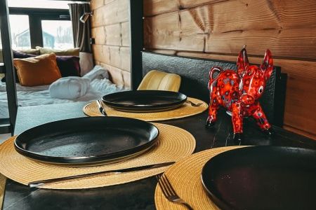 Двойной домик 4-местный «Дуэт» (с джакузи на девере)