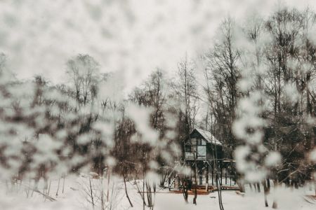 Двойной домик 4-местный «Дуэт» (с джакузи на девере)