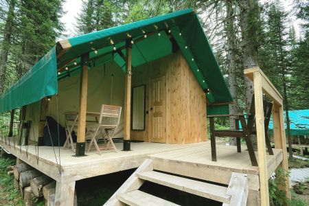 Тайгара. Глемпинг