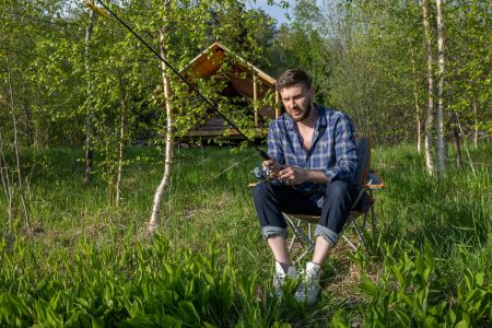 Глэмпинг 2-местный (Эко Лодж на у озера)