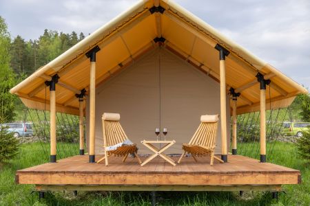 Глэмпинг 2-местный (Эко Лодж на у озера)