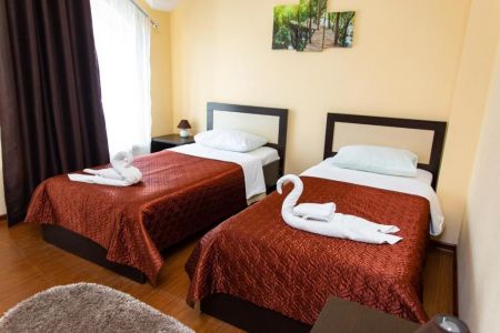 Апартаменты 4-местный 3-этажный (с 2 спальнями)