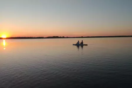 Домики, территория