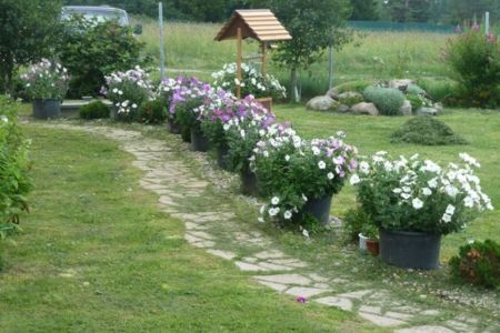 Территория зимой