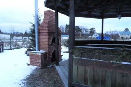 Территория зимой