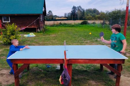 Территория зимой