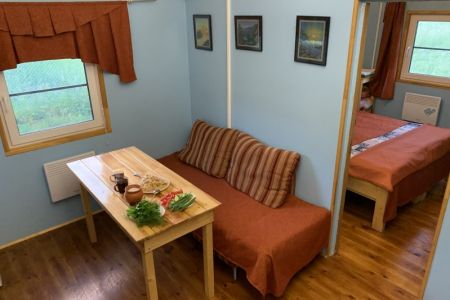 Территория зимой