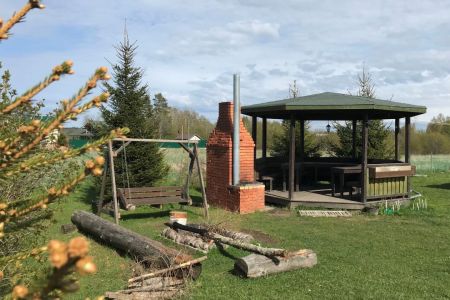 Территория зимой