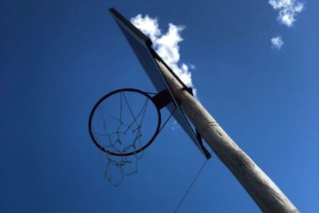 Территория зимой