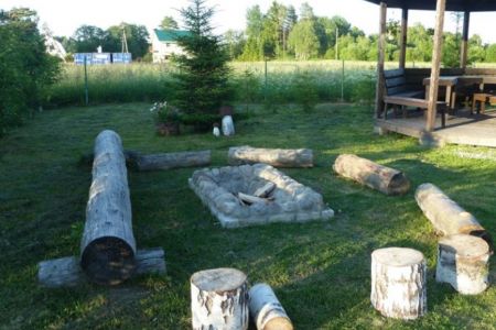 Территория зимой