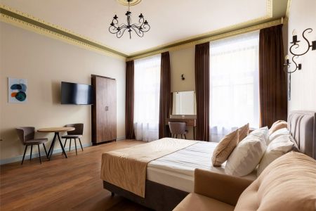 Апартаменты 2-местные 1-комнатные (делюкс, blue)