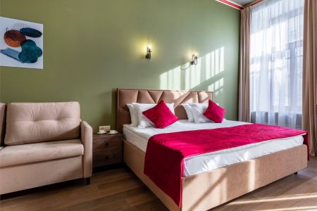 Апартаменты 2-местные 1-комнатные (делюкс, blue)