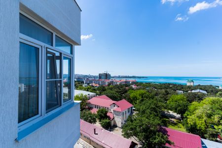 Апартаменты 4-местный 2-комнатный (с видом на море, Горная, к. 15В, 73)