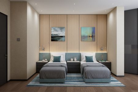 Апартаменты 4-местный 2-комнатный (Вид на город)