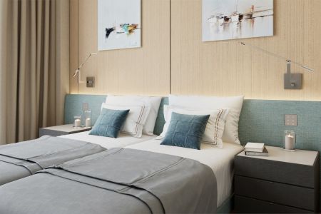 Апартаменты 4-местный 2-комнатный (Вид на город)