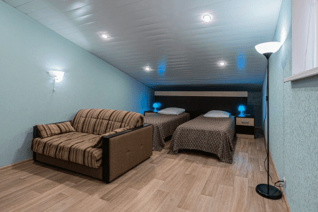 Номер 2-местный (с ванной вне номера)