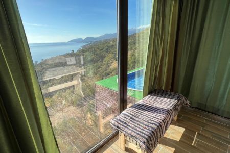 Шале 4-местный 2-комнатнй (с баней)