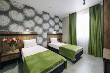 Люкс 6-местный 3-комнатный (с бассейном и кухней)