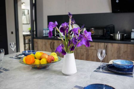 Люкс 4-местный 2-комнатный (с бассейном и кухней)