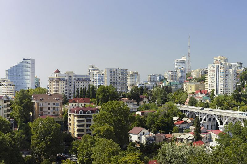 Вид на город