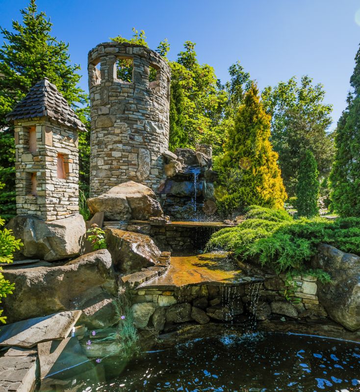 Территория фонтан