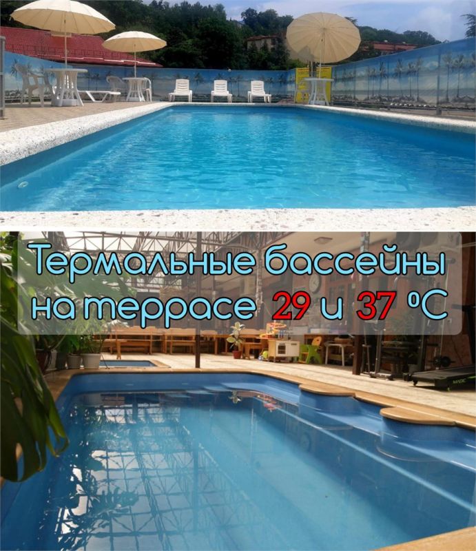 Бассейны на террасе