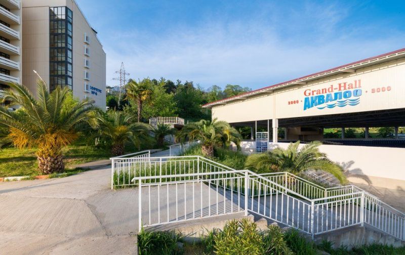 Территория санаторного комплекса