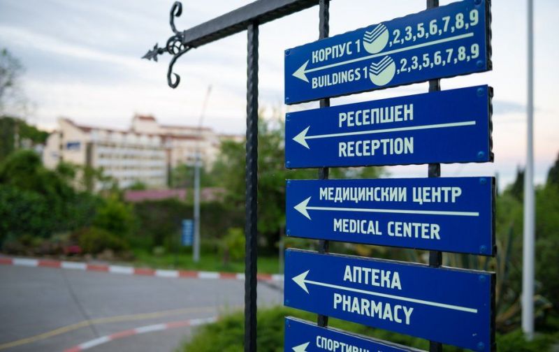 Указатели на территории