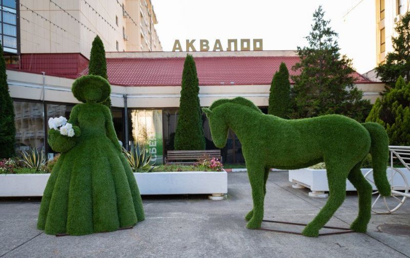 Благоустроенная территория