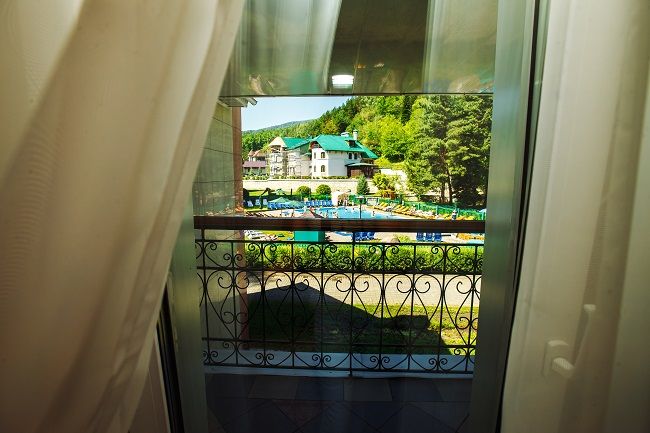 Вид из окна холла