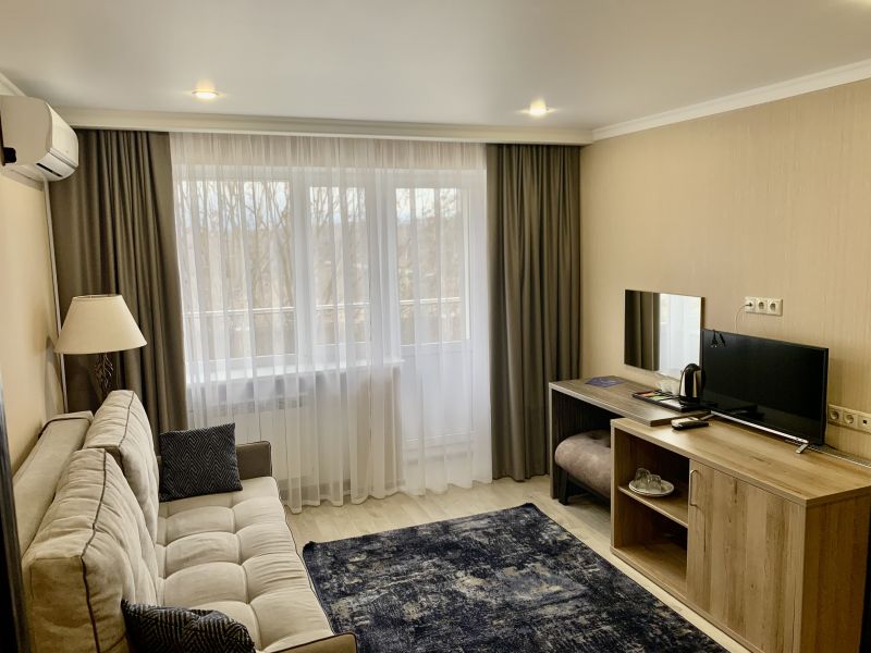 Люкс 2-местный 2-комнатный (с видом на Detox-зал)